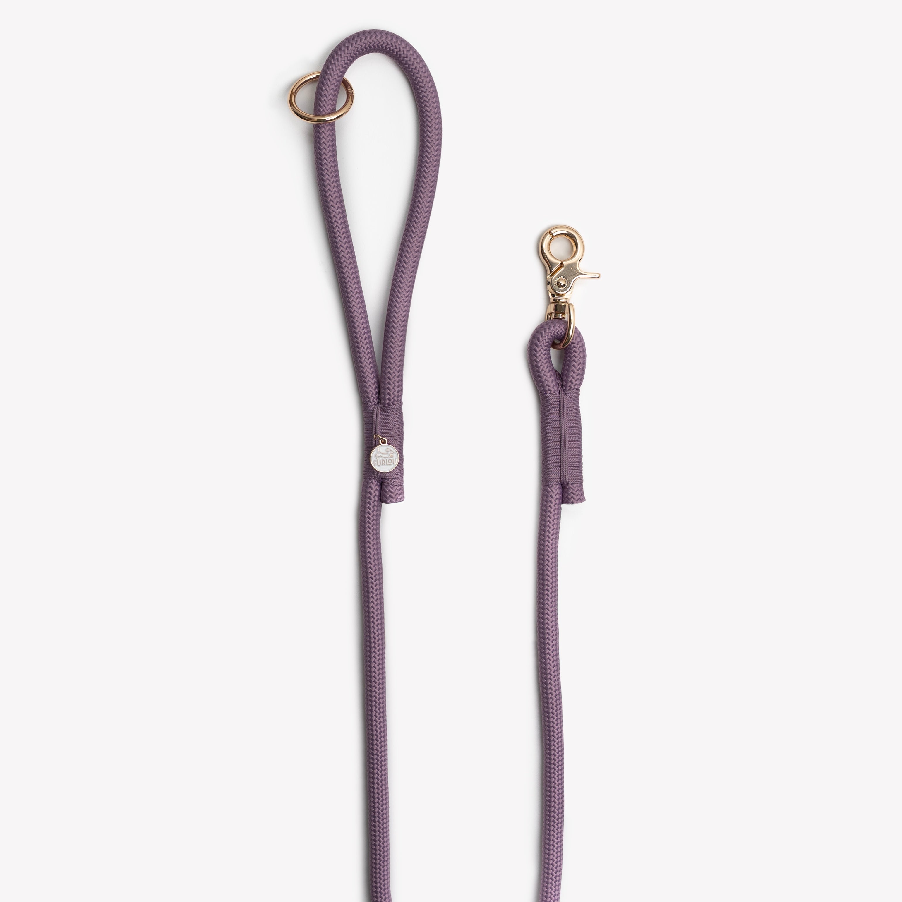 FurLou Lilac Braided Rope Leash