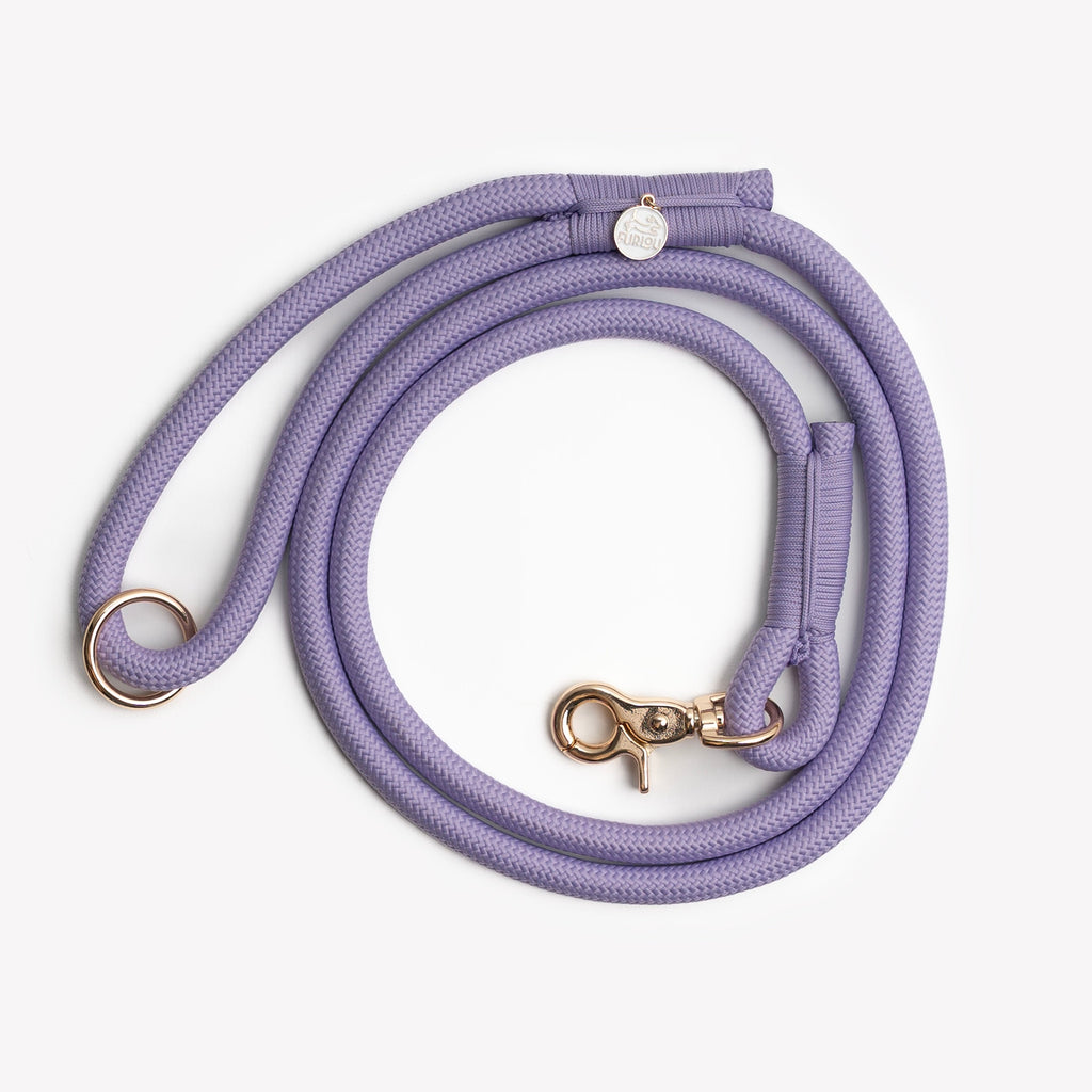 FurLou Lavender Braided Rope Leash