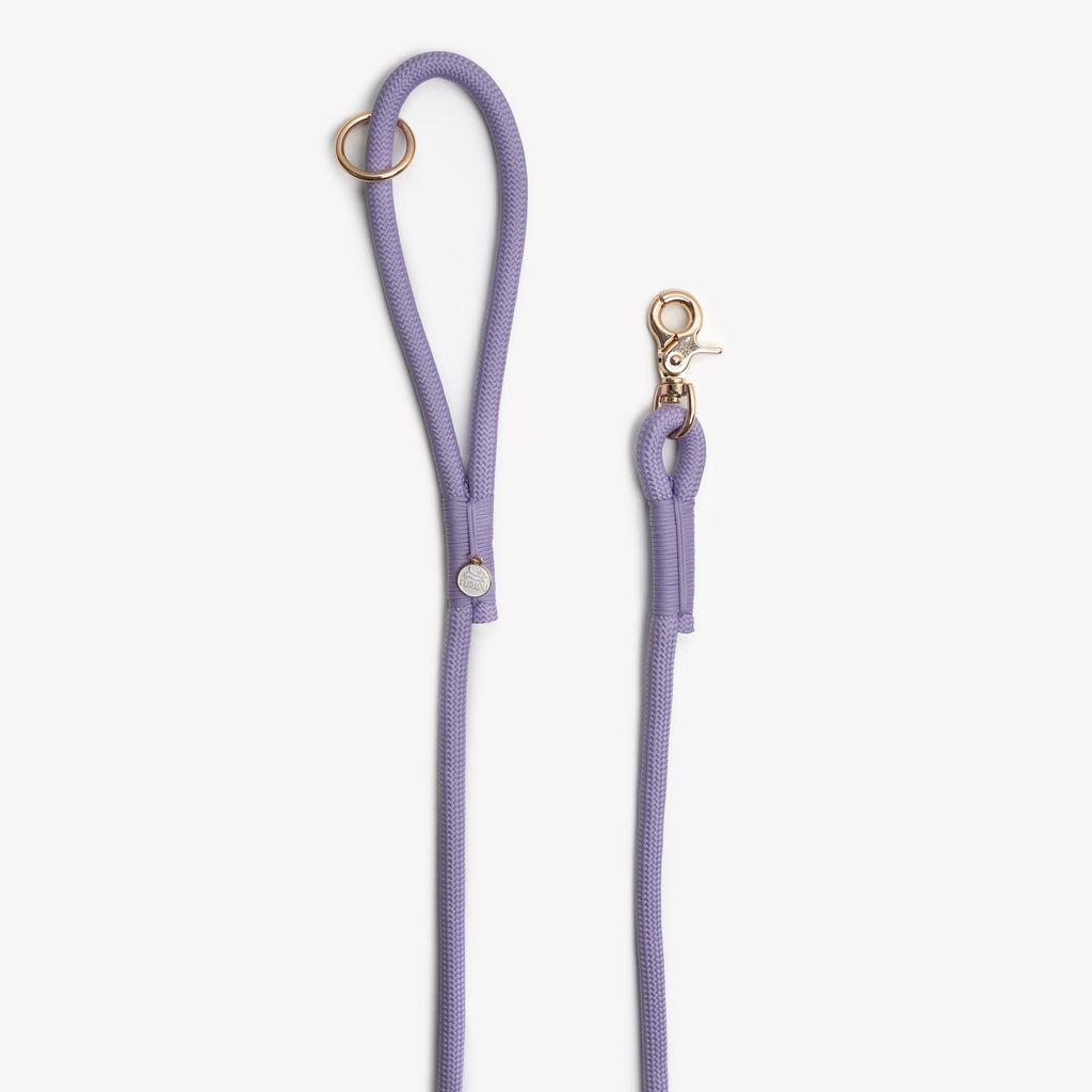 FurLou Lavender Braided Rope Leash