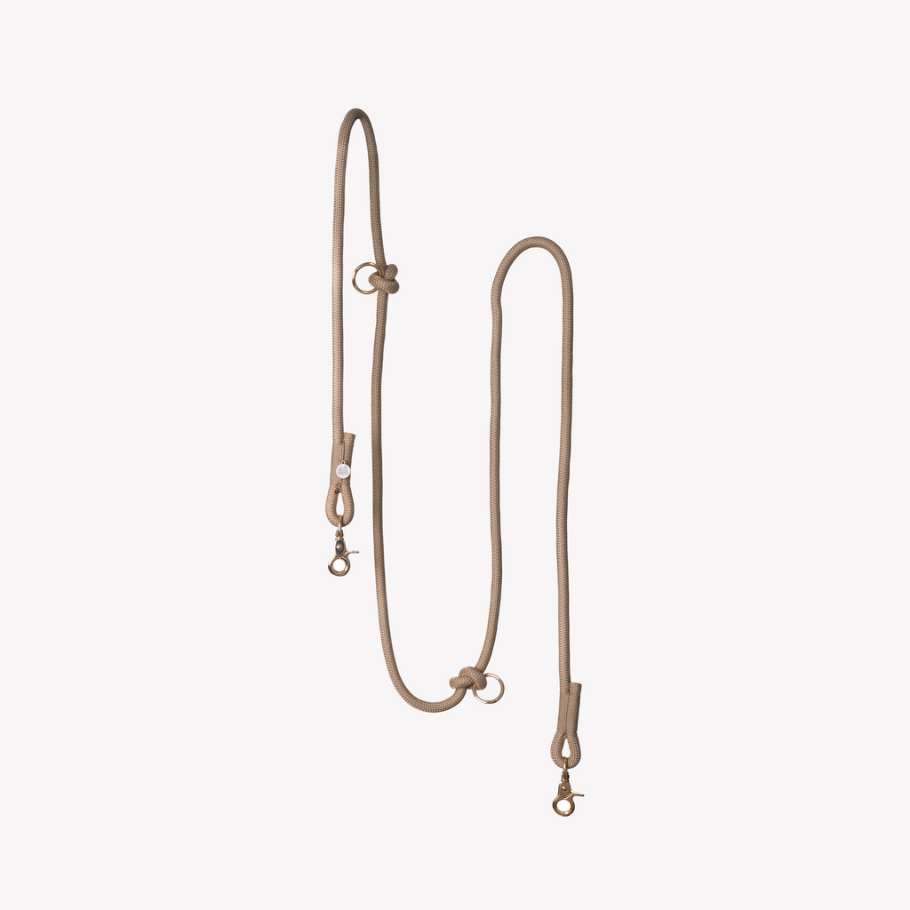 FurLou Sand Hands Free Braided Rope Leash