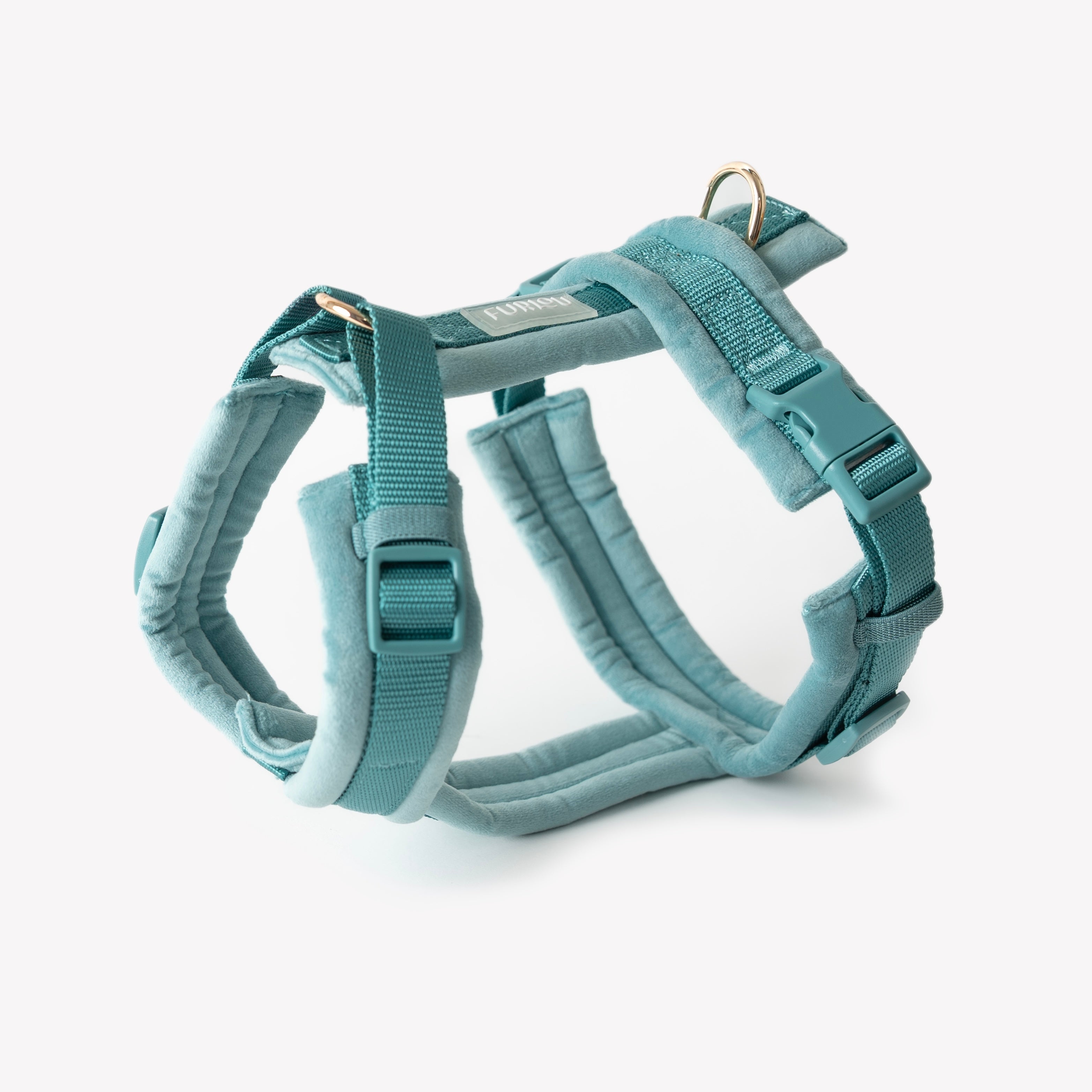 FurLou Blue Velvet Dog Harness