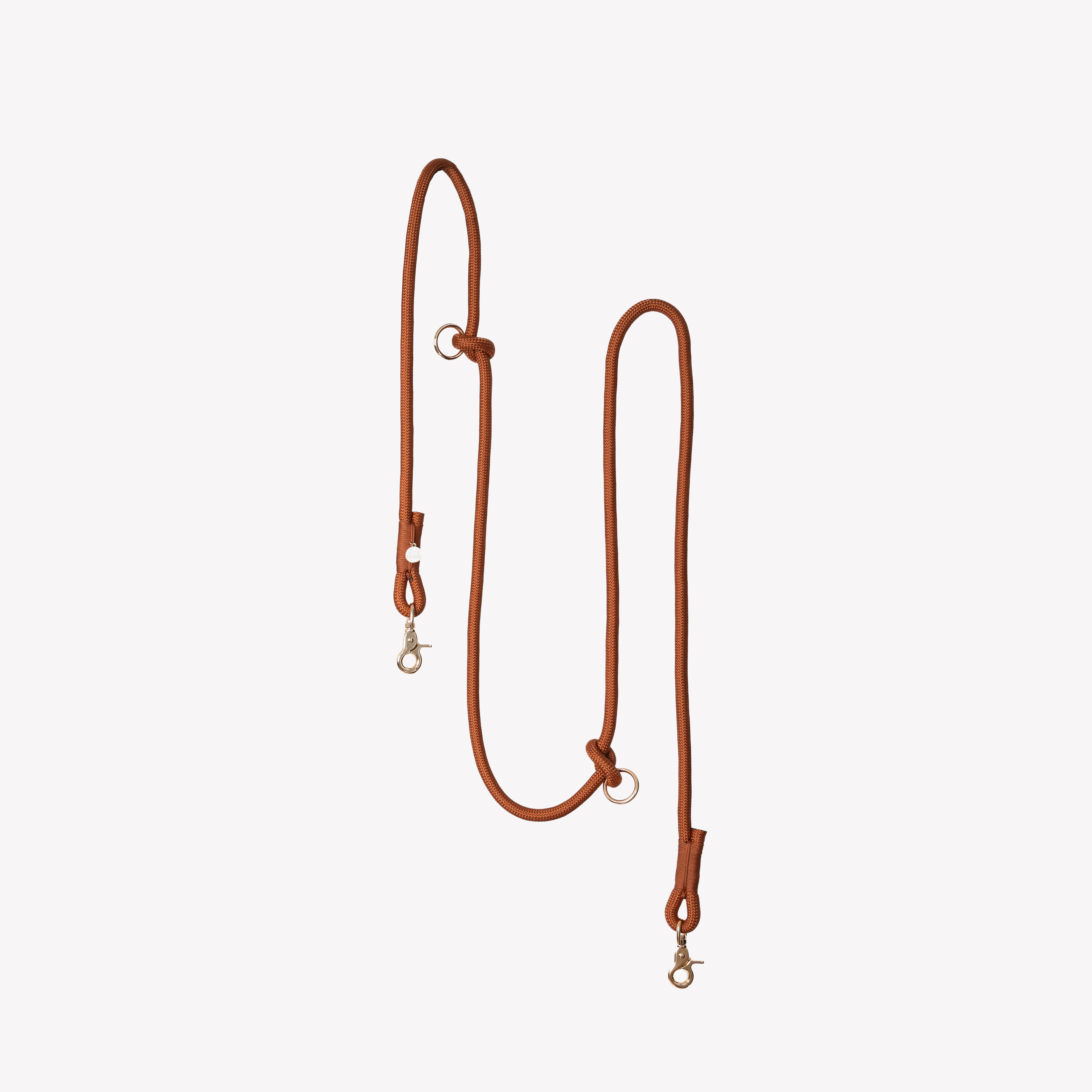 FurLou Clay Hands Free Braided Rope Leash