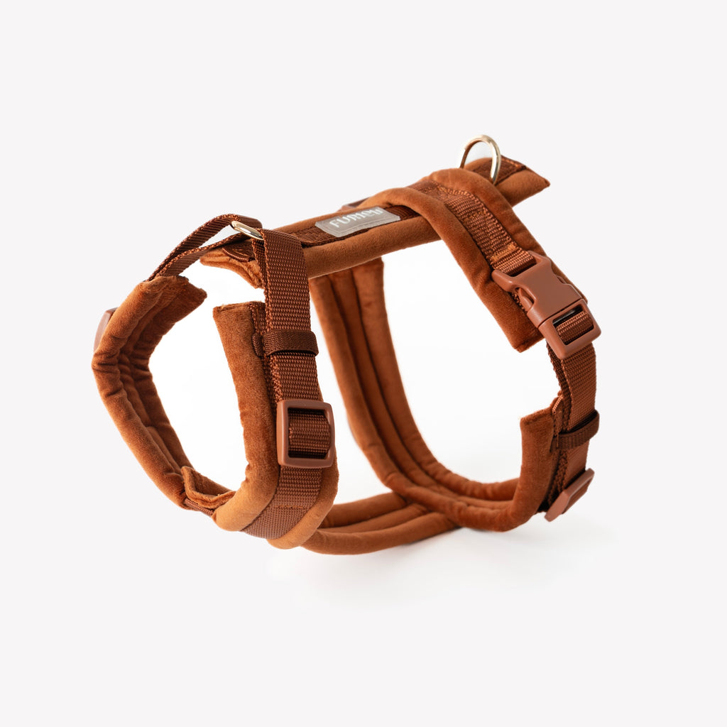 FurLou Clay Velvet Dog Harness