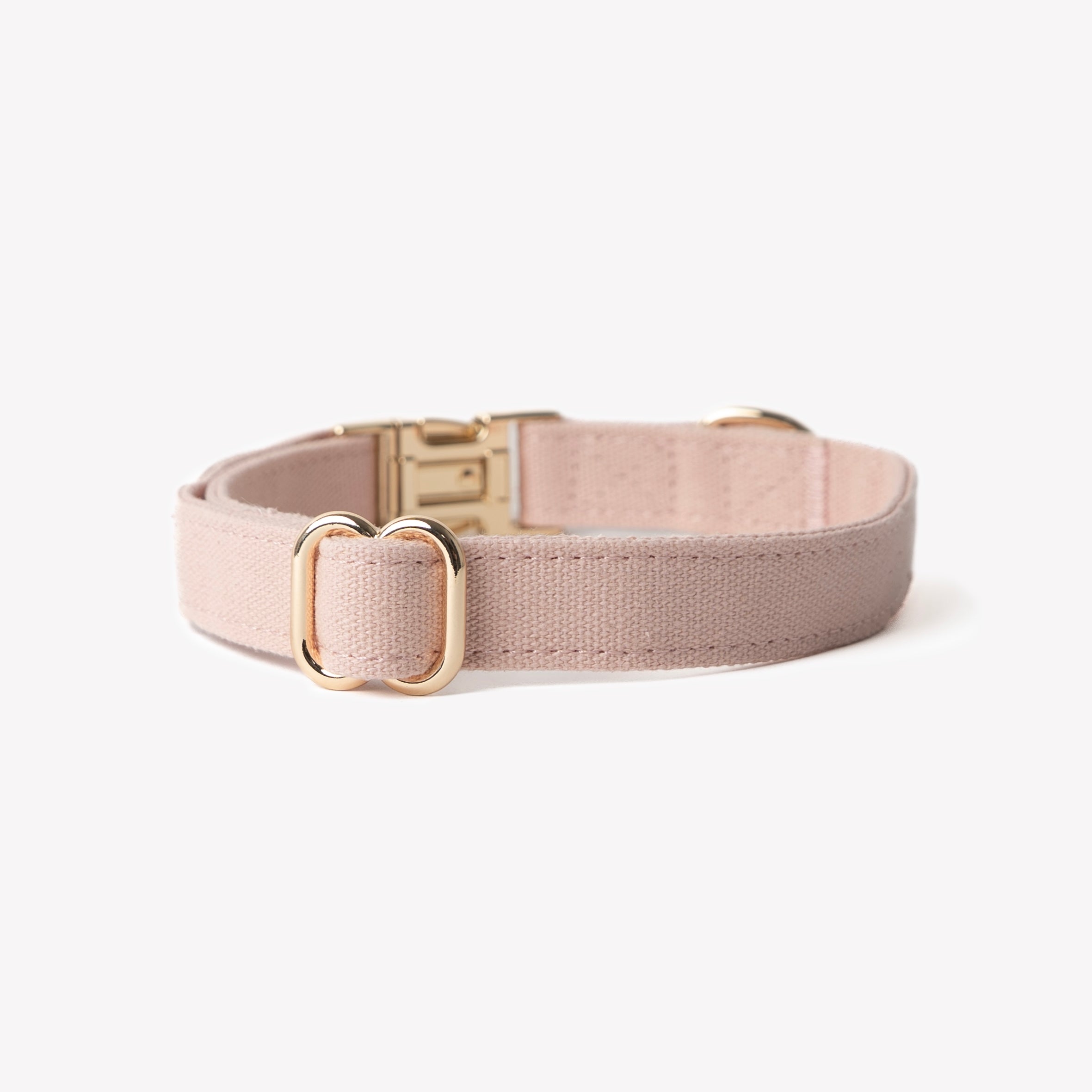 FurLou Powder Rose Canvas Dog Collar