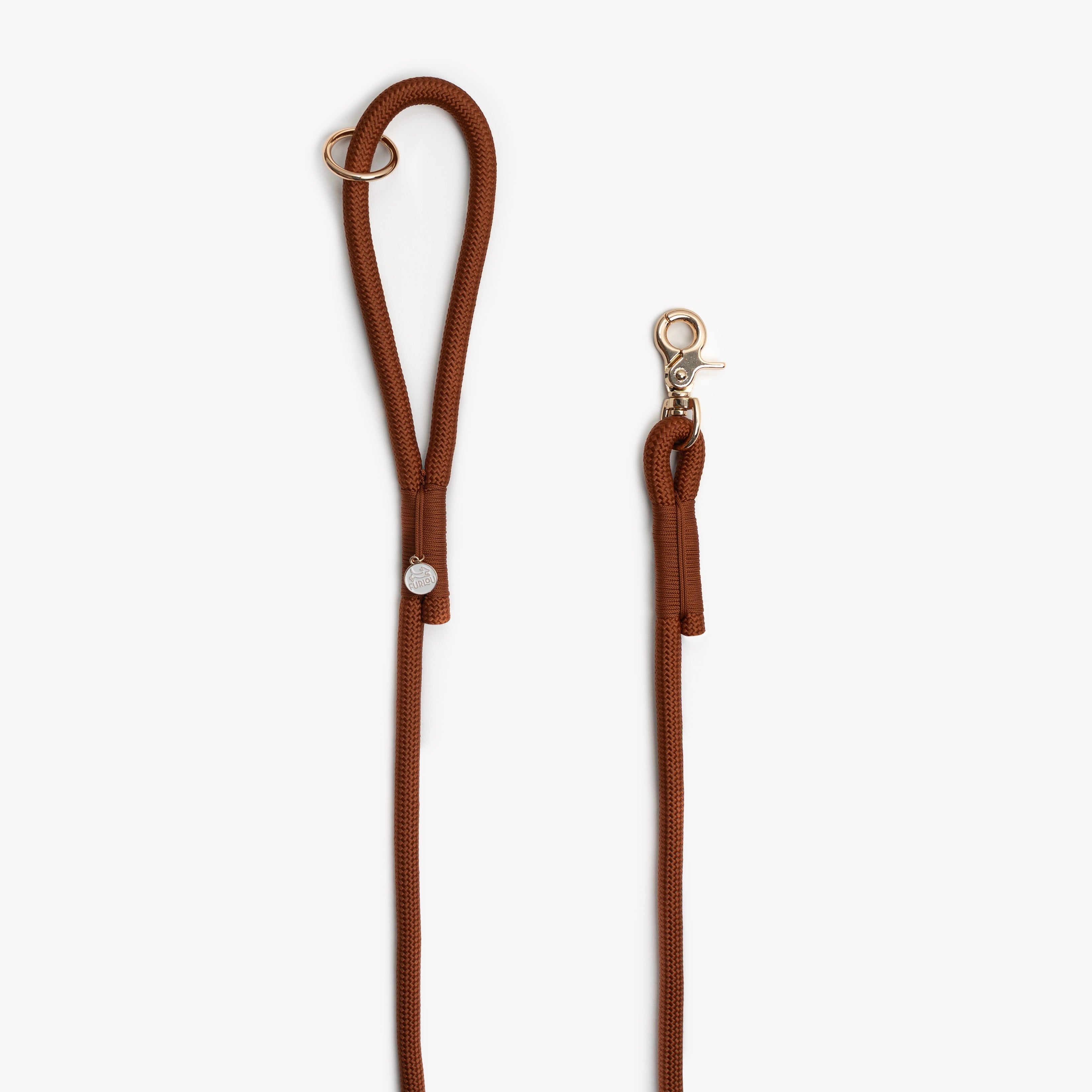 FurLou Clay Braided Rope Leash