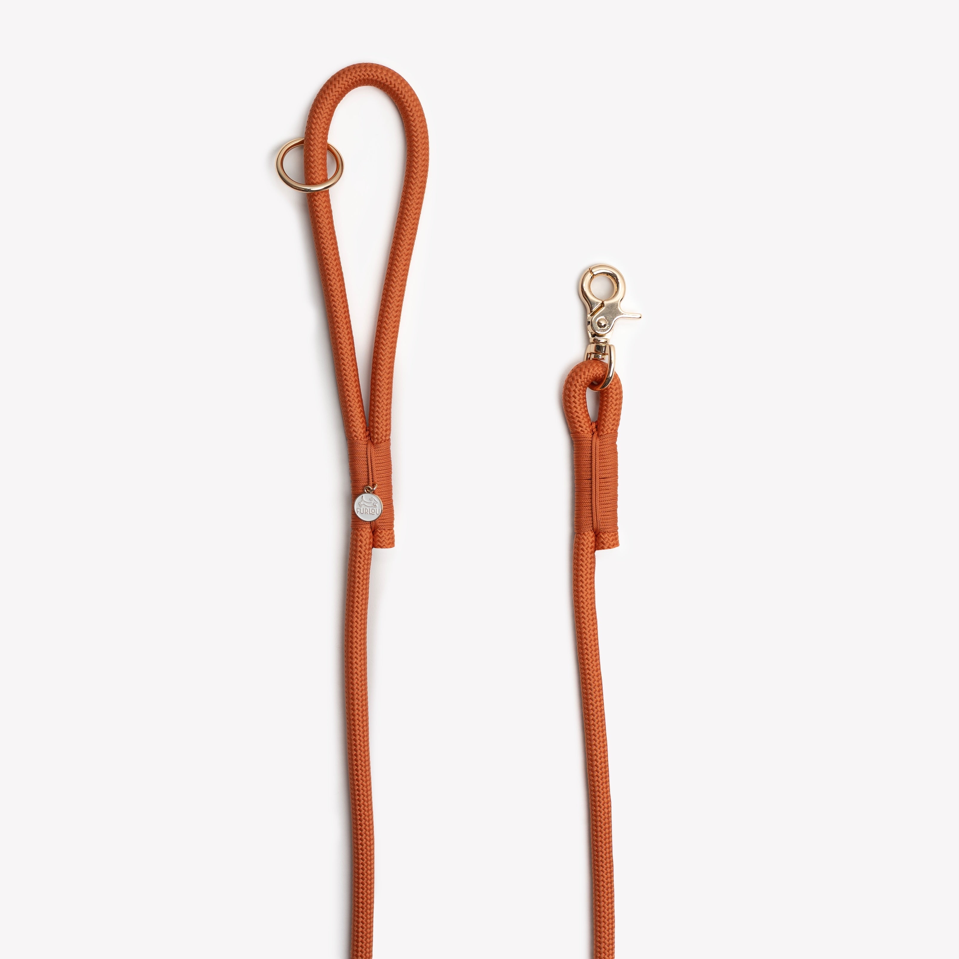 FurLou Terracotta Braided Rope Leash
