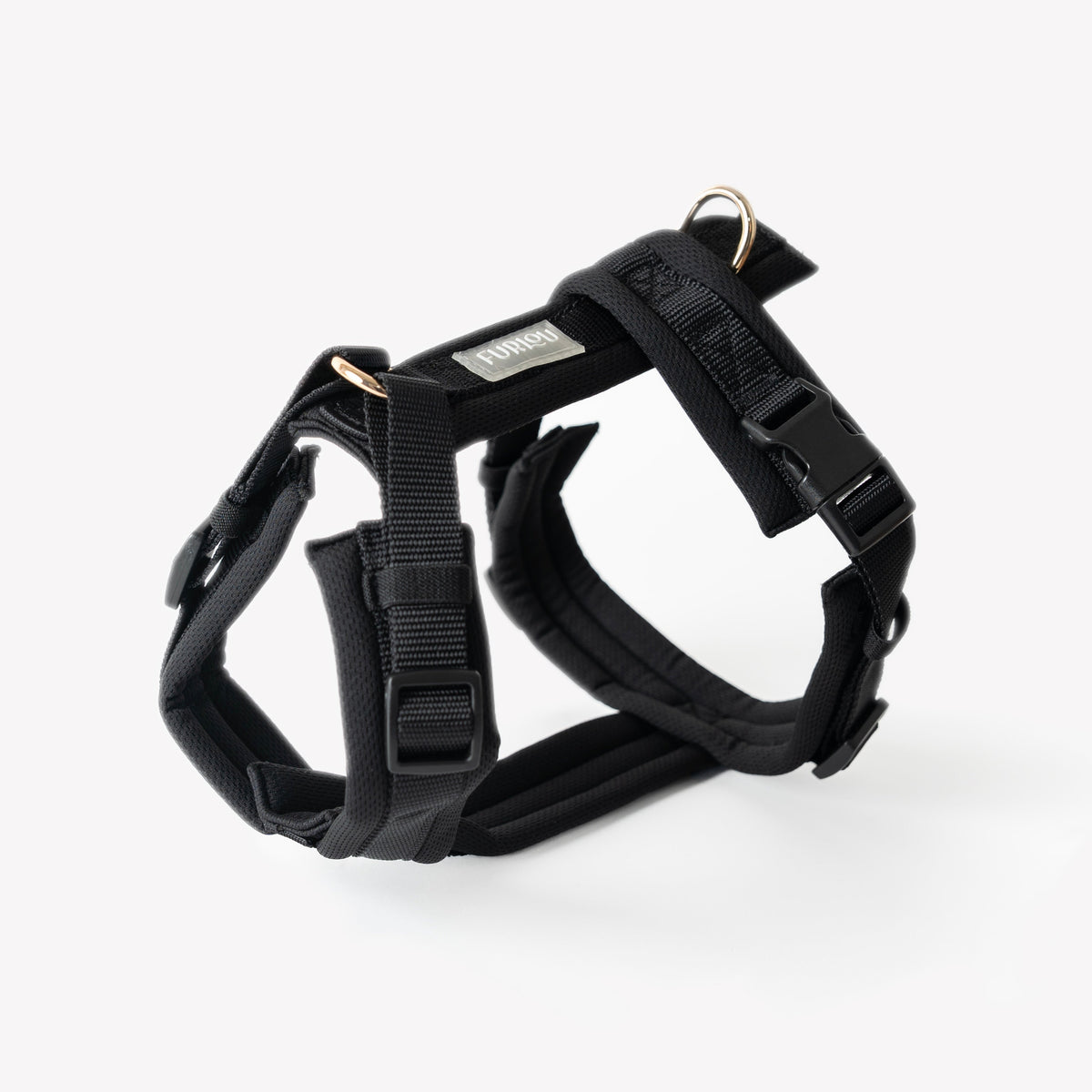 Furlou Black - Comfort Dog Harness