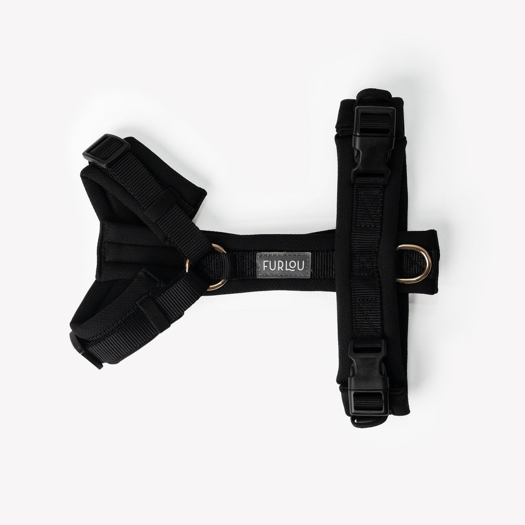 Furlou Black - Comfort Dog Harness