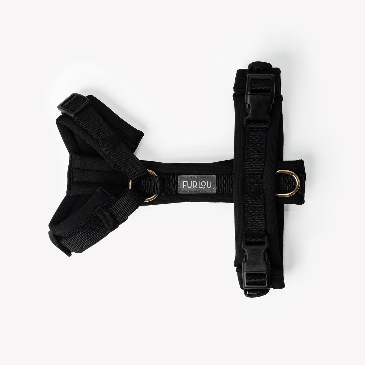 Furlou Black - Comfort Dog Harness