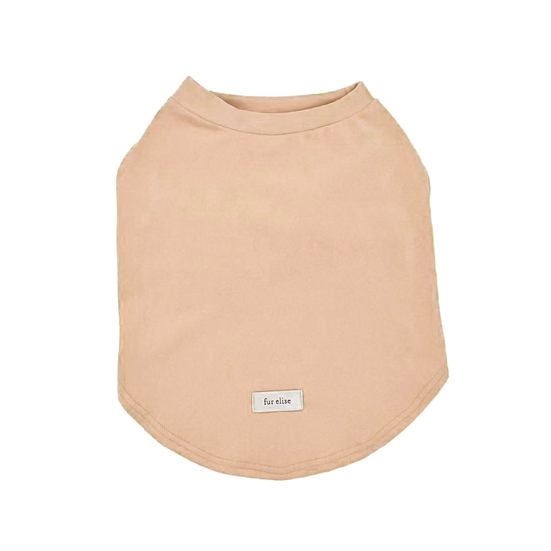 Fur Elise Mock Neck Shirt - Latte