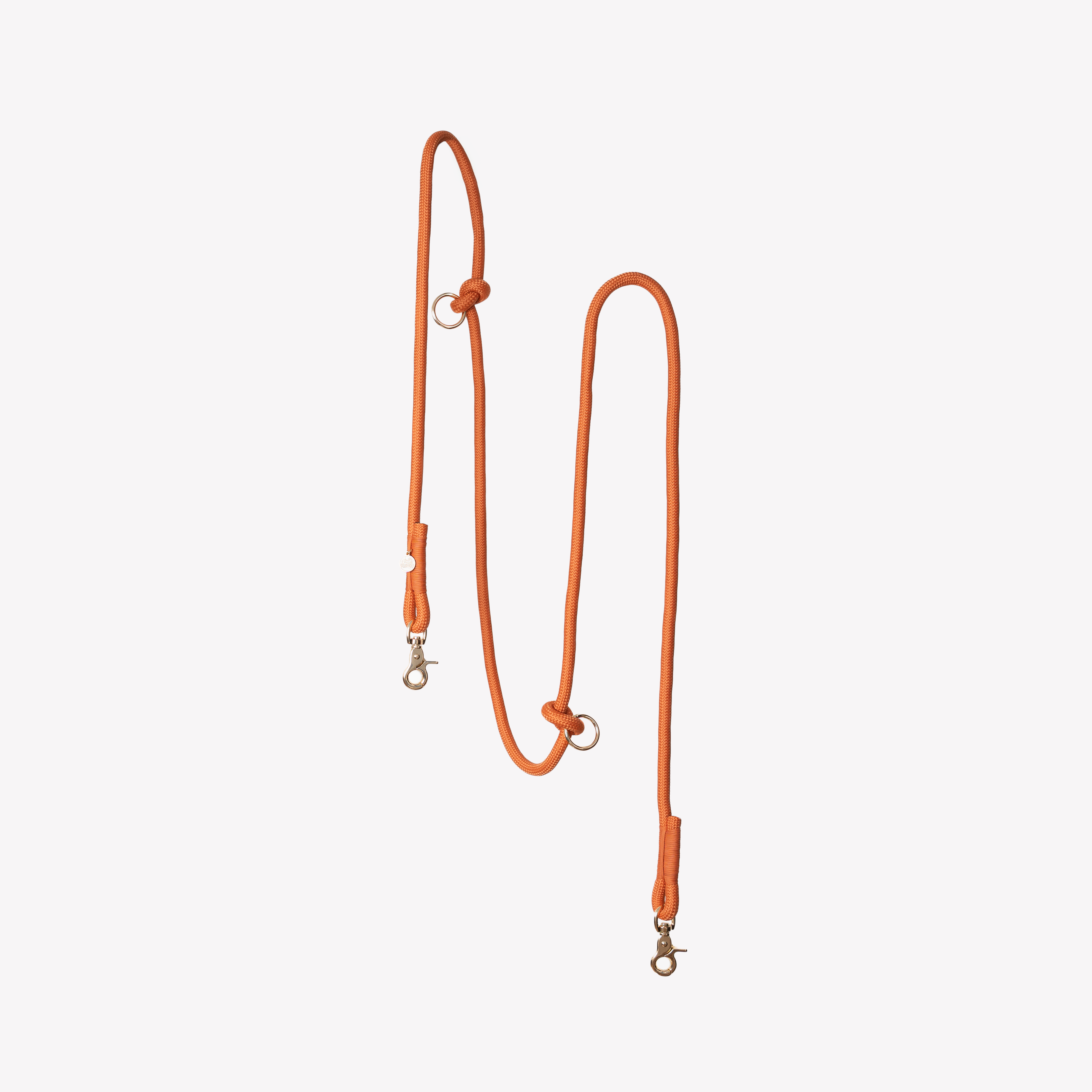 FurLou Terracotta Hands Free Braided Rope Leash