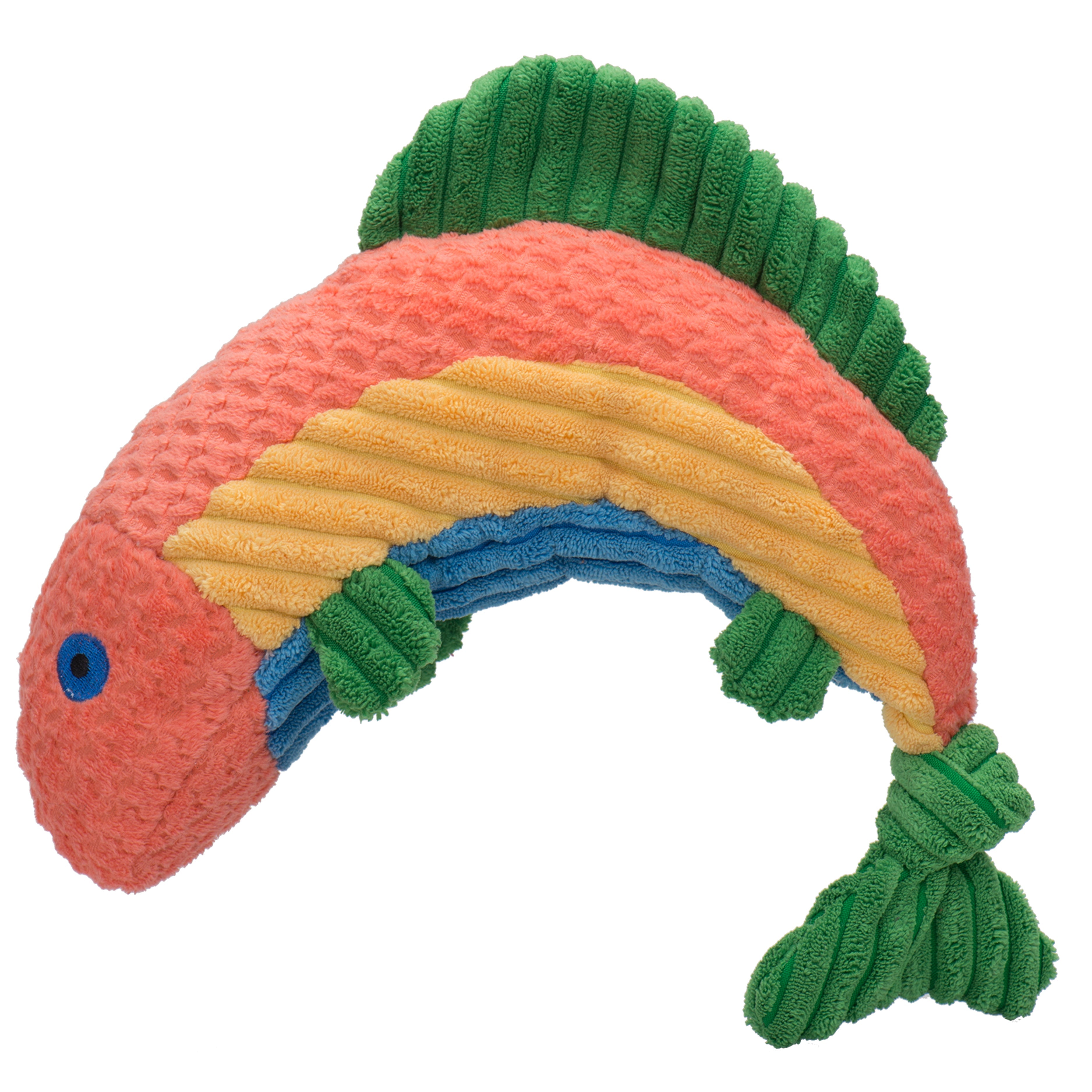 Rauccous Rainbow Trout Knottie® Plush Dog Toy