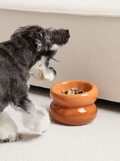Pehom | Soufflé Pet Bowl - Amber Orange