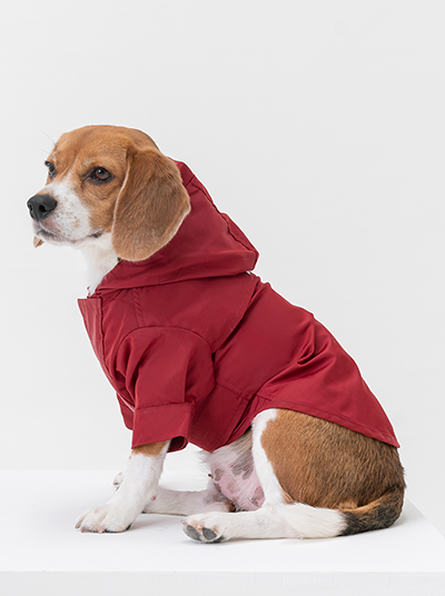 Pehom | Tribeca Adjustable Velcro Raincoat -  Burgundy