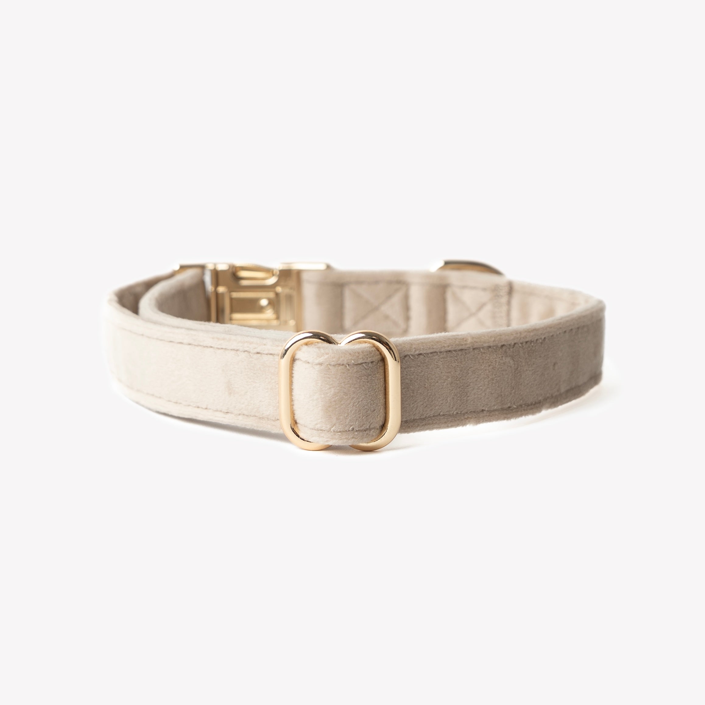 FurLou Sand Velvet Dog Collar
