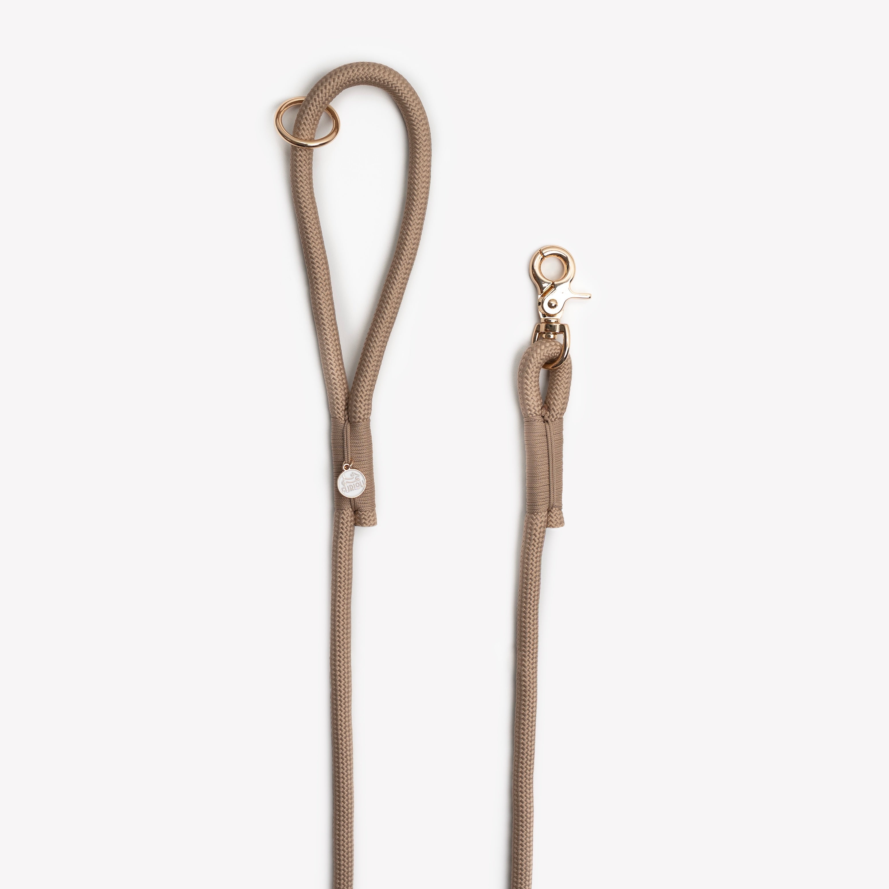 FurLou Sand Braided Rope Leash