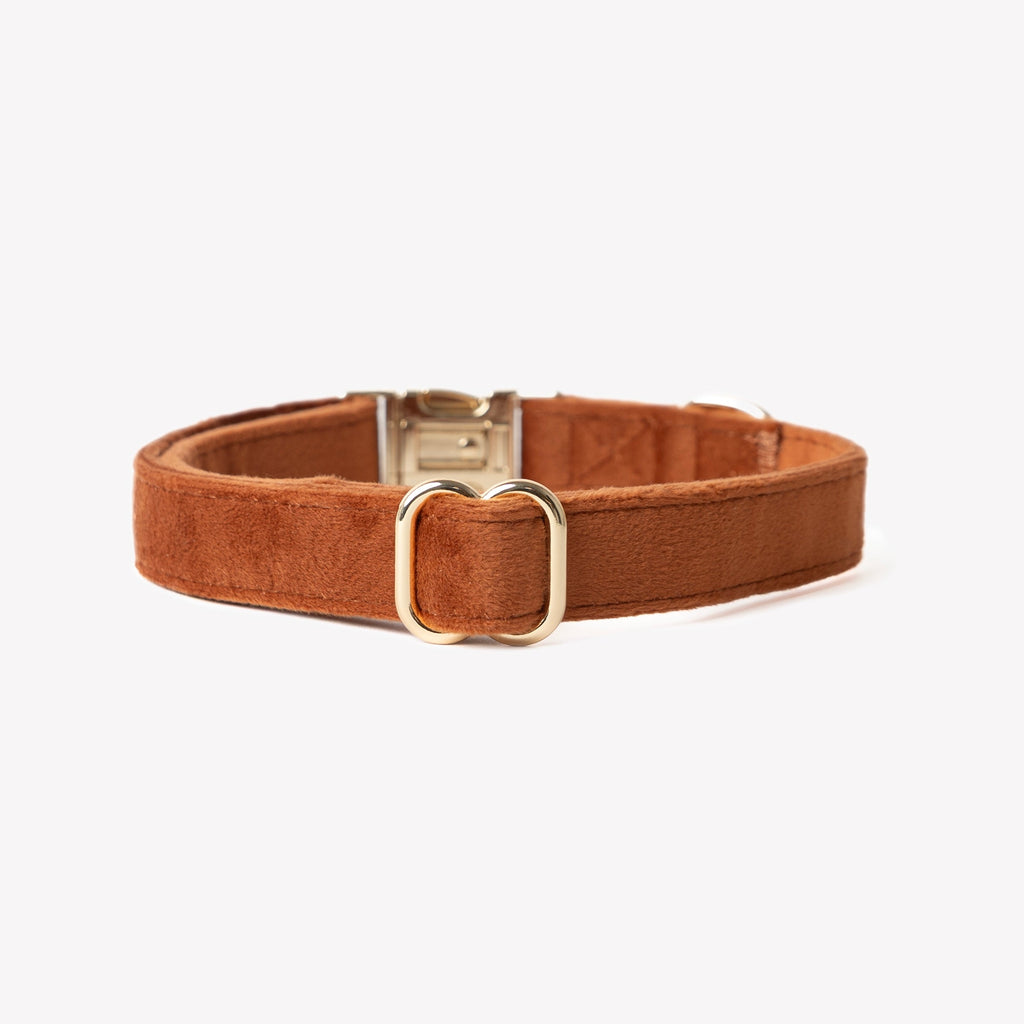 FurLou Clay Velvet Dog Collar