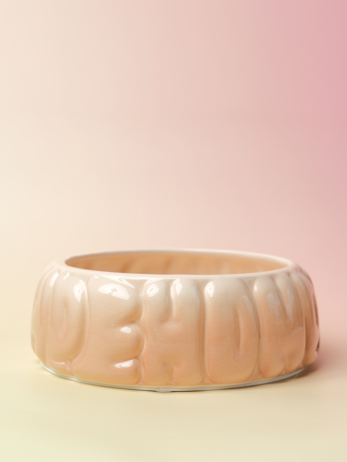 Pehom | Puff Pet Bowl - Gradient Caramel