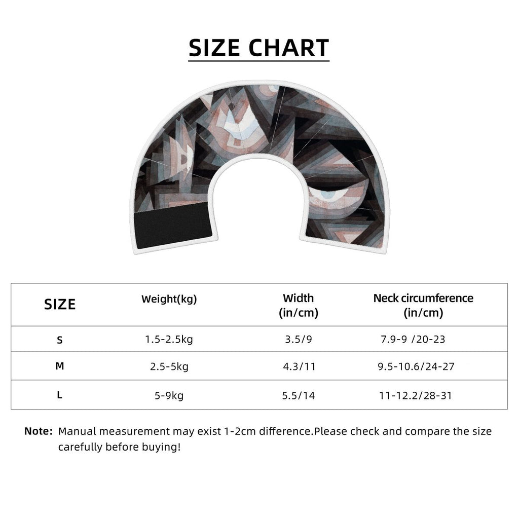 Sebastian & Clementine Crystal Gradation Pet Elizabethan Collar