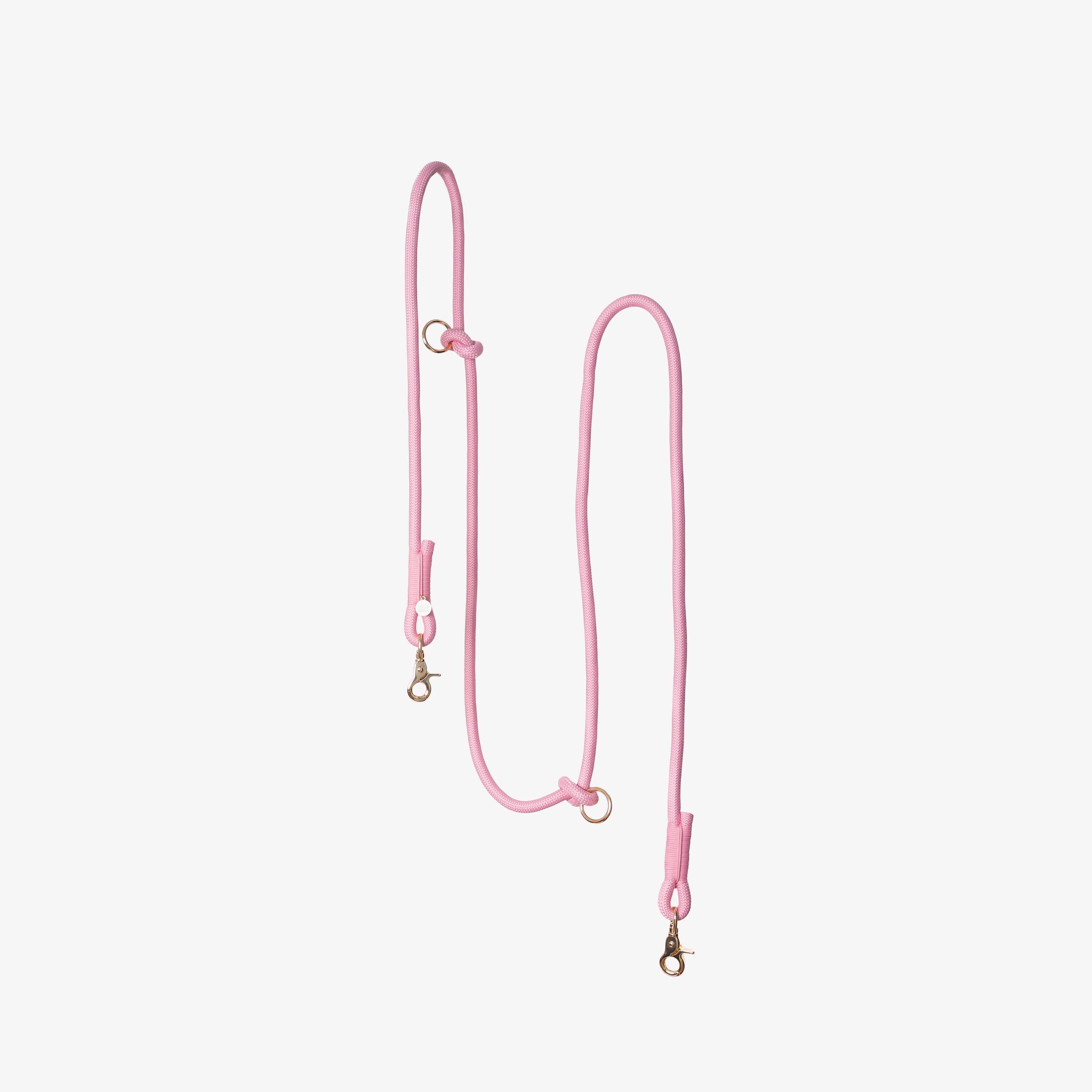 FurLou Pink Hands Free Braided Rope Leash