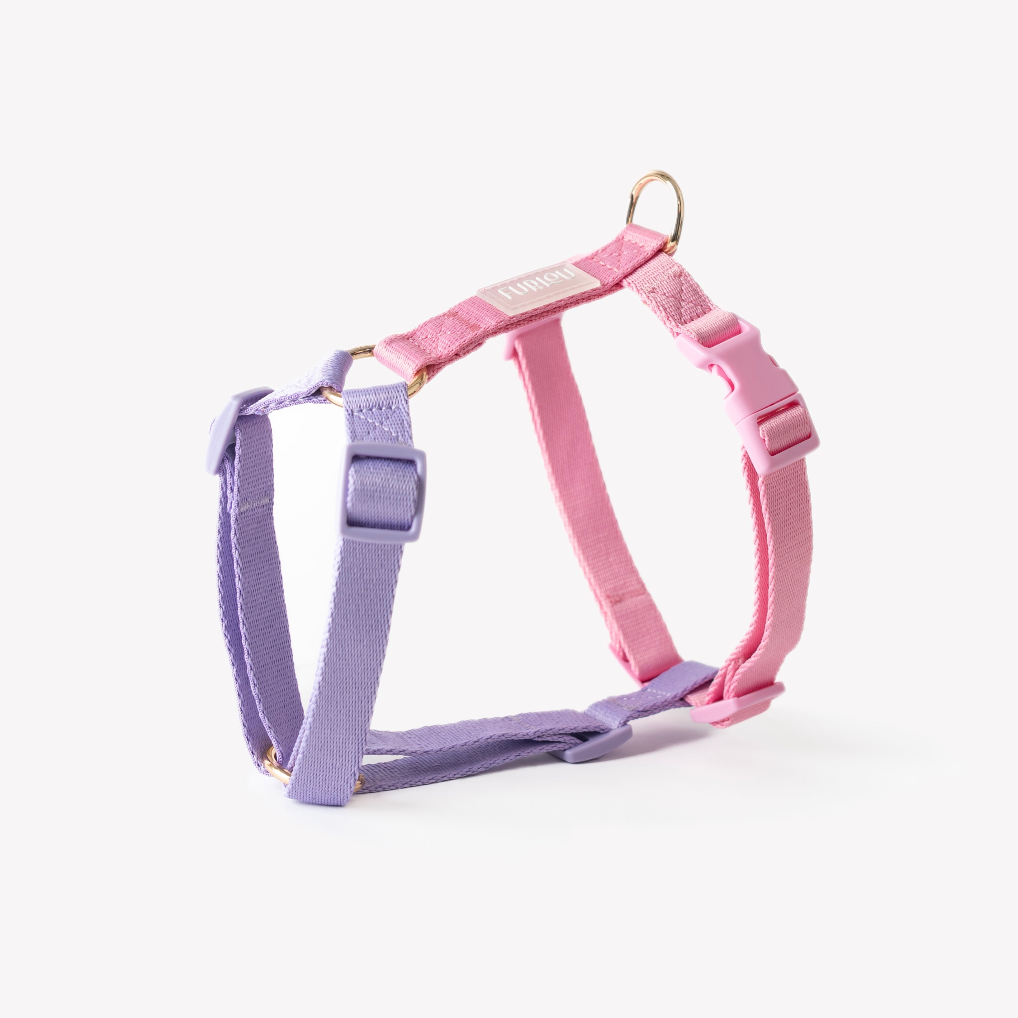 FurLou Lavender and Pink Dog Harness