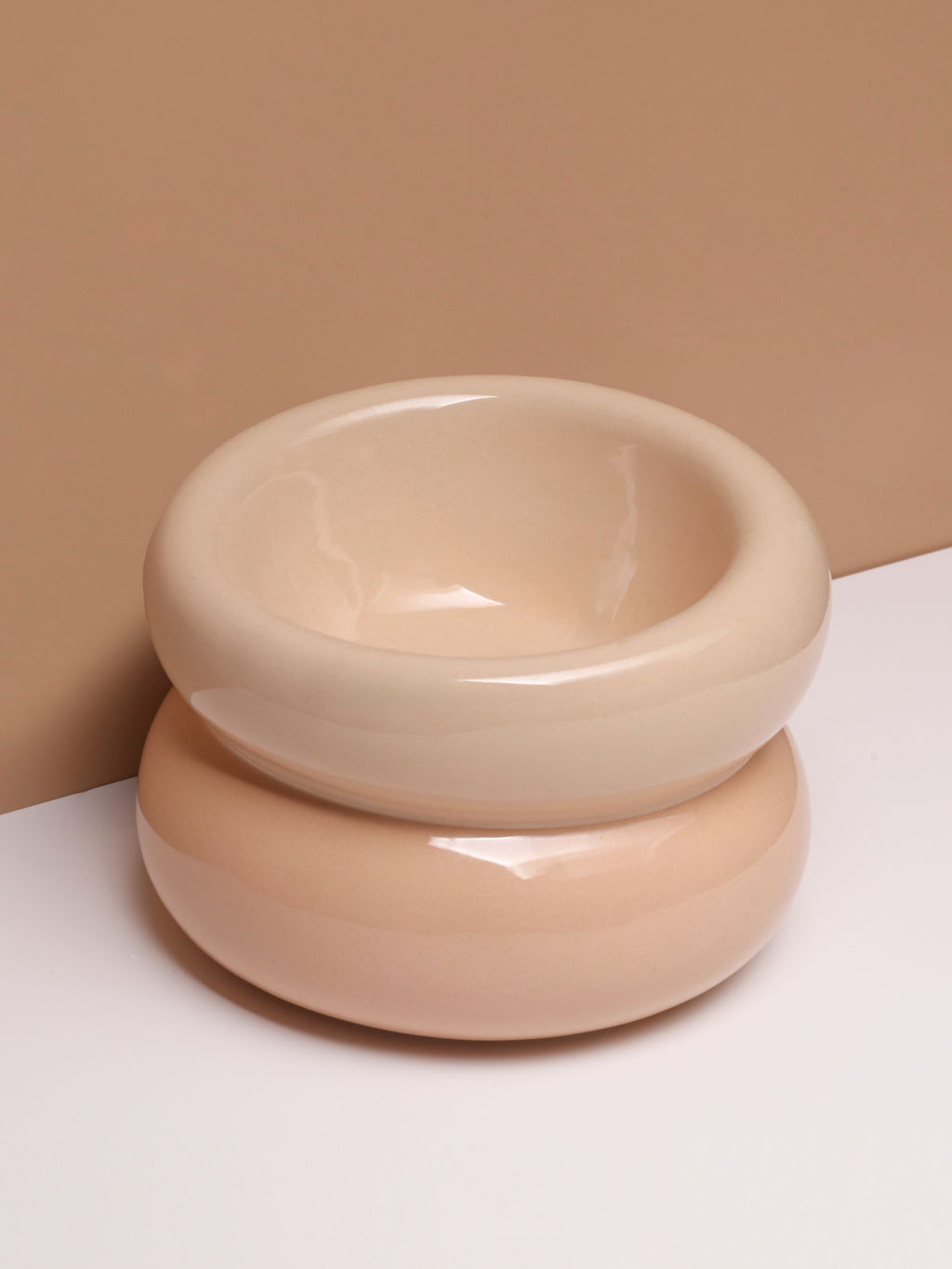 Pehom | Soufflé Pet Bowl - Cream Beige