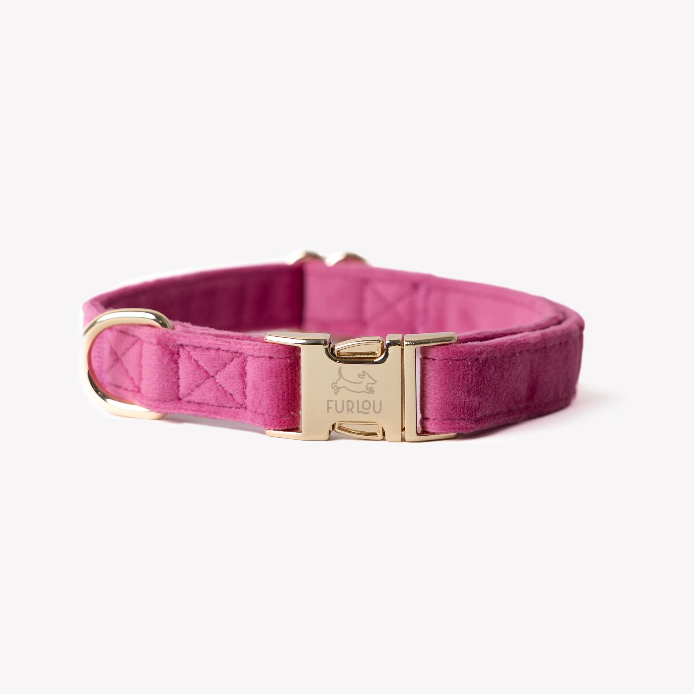 FurLou Magenta Dog Collar