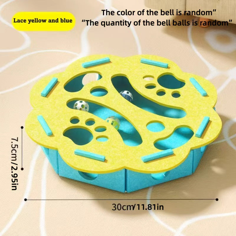 Interactive Cat Puzzle Toy With Maze