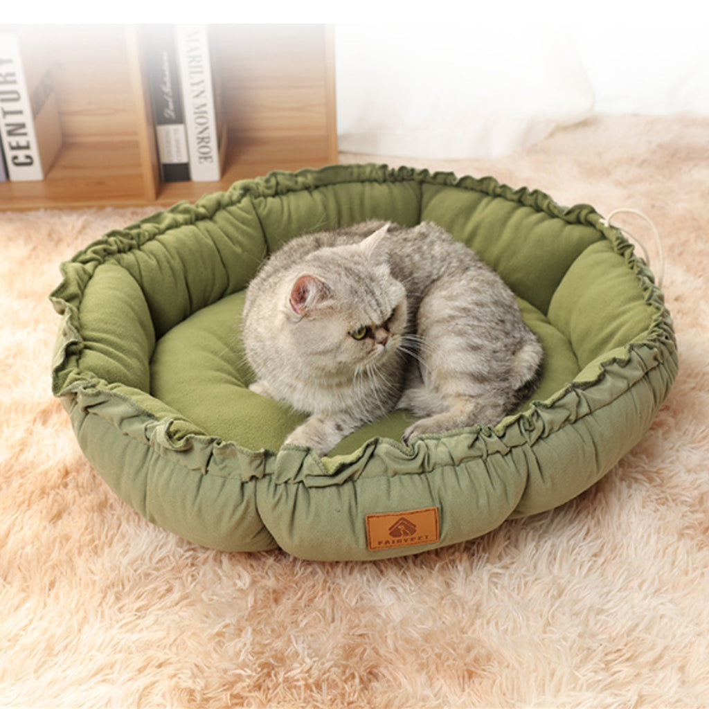 Indoor Reversible Donut Pet Bed