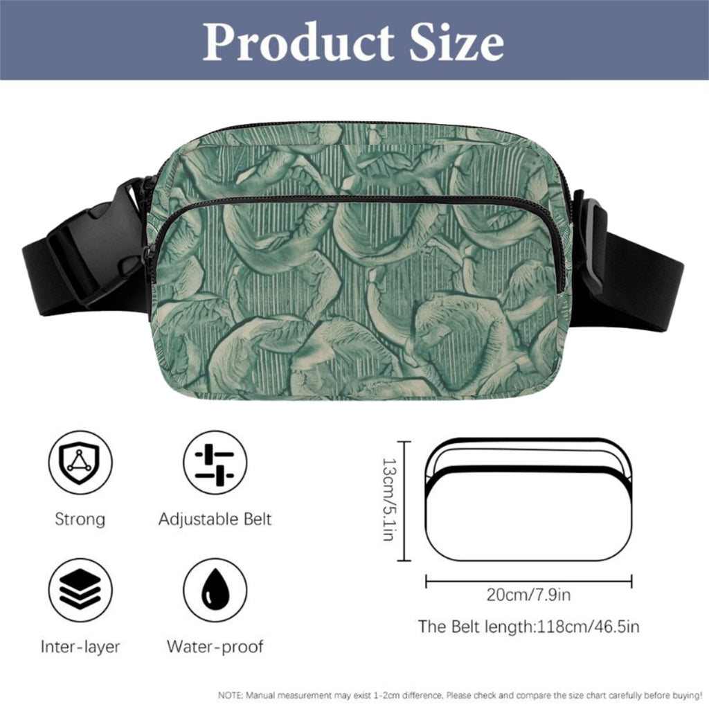 Sebastian & Clementine Green Paint Fanny Pack