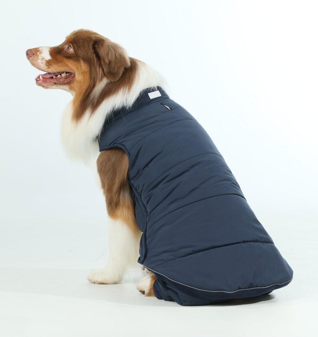 Pehom | Reversible Dog Vest Jacket - Blue