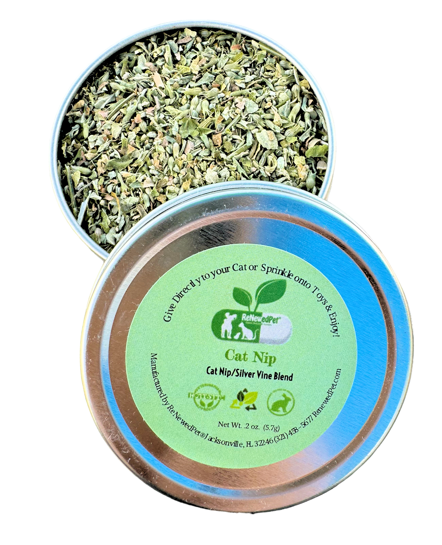 ReNewedPet® Organic Catnip - Silver Vine Mix