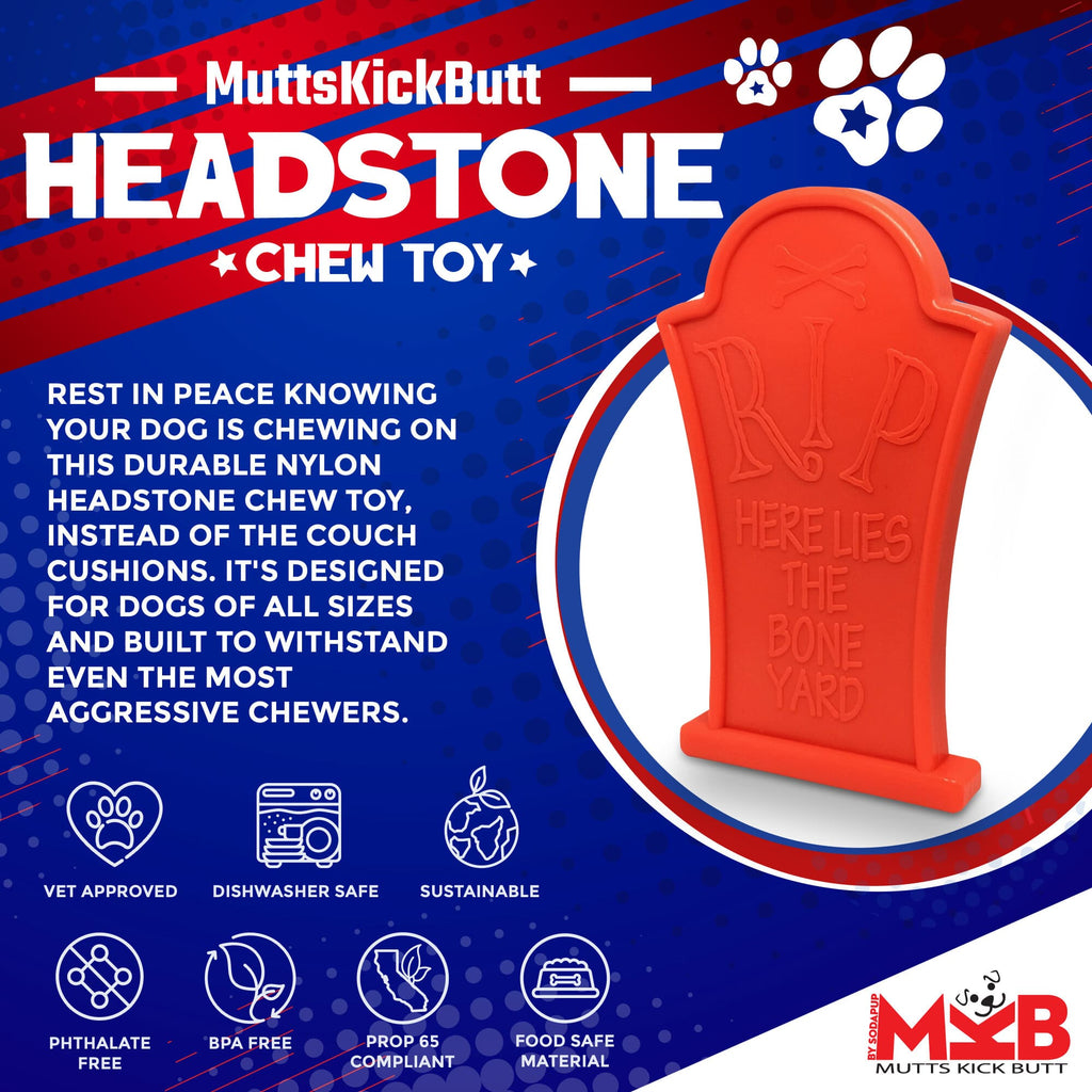 SodaPup® Headstone Ultra Durable Nylon Dog Chew Toy