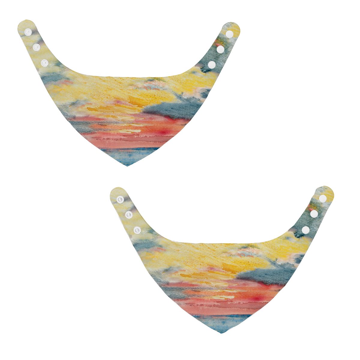 Sebastian & Clementine Sunset, Acapulco Pet Cotton Bandana