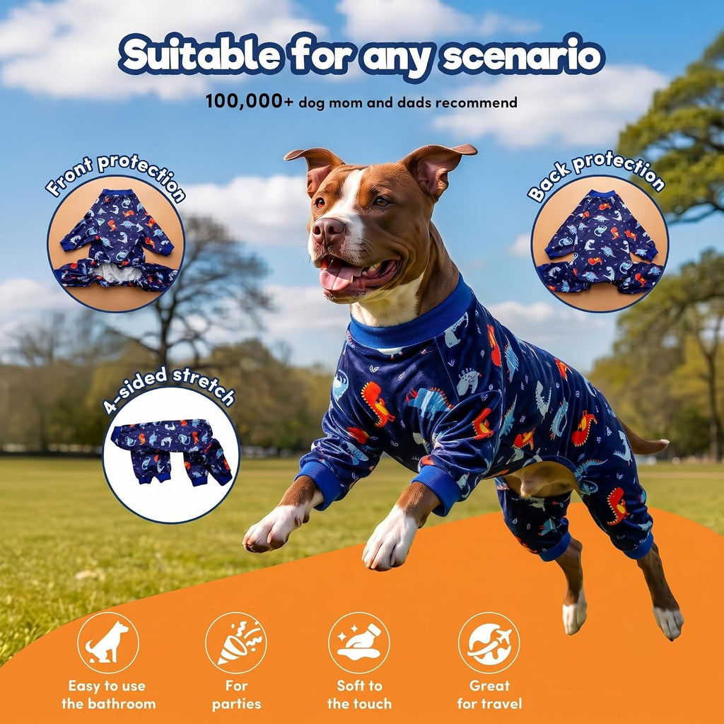 LovinPet Dog Pajamas & Bodysuit – 6 Styles, M–3XL