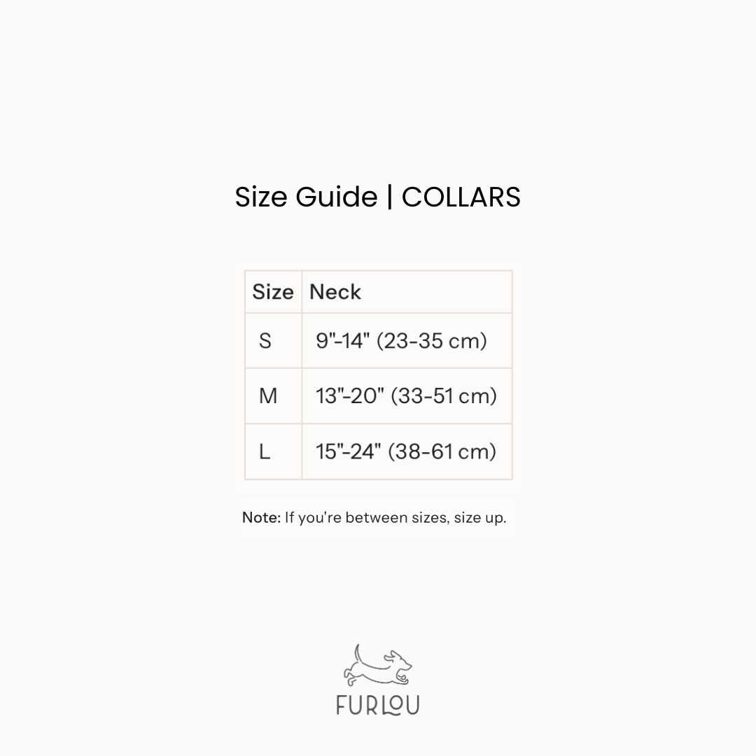FurLou Green Canvas Dog Collar