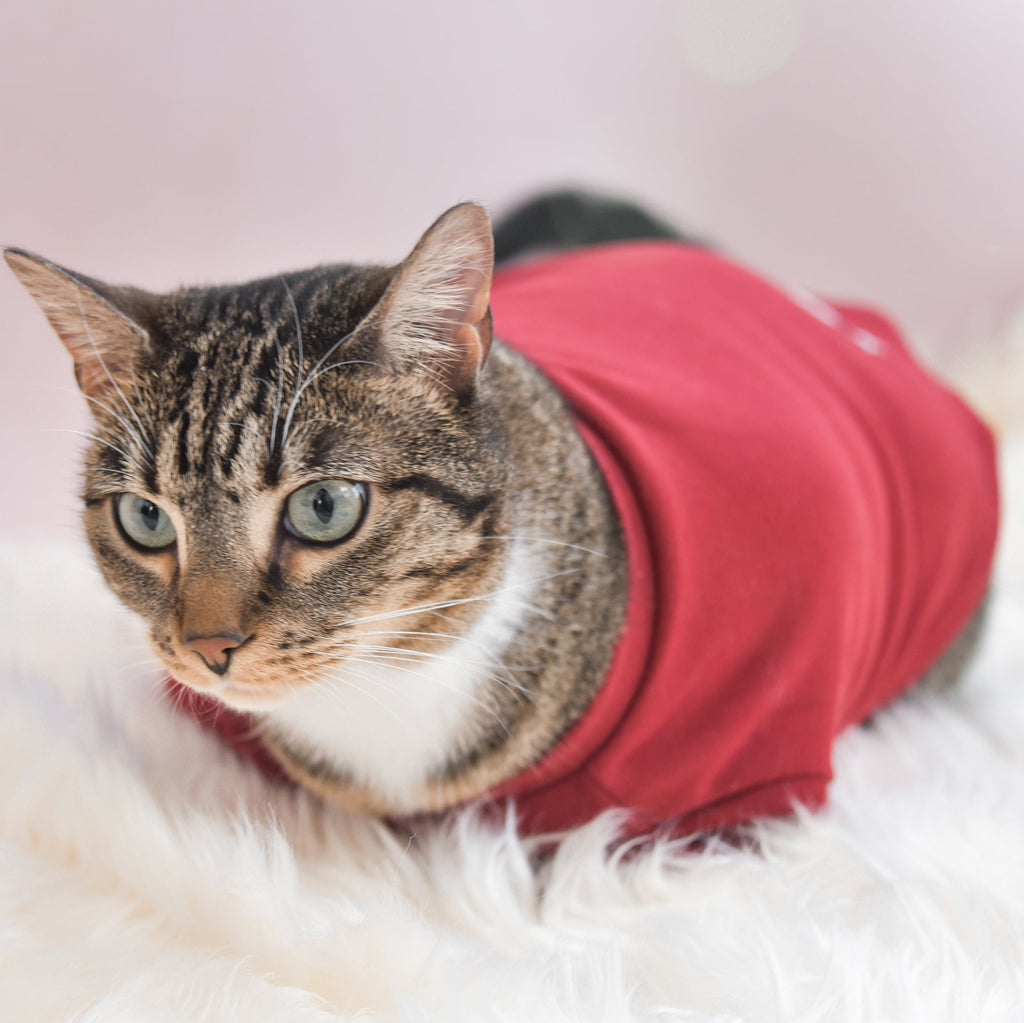 Fur Elise Mock Neck Shirt - Lucky