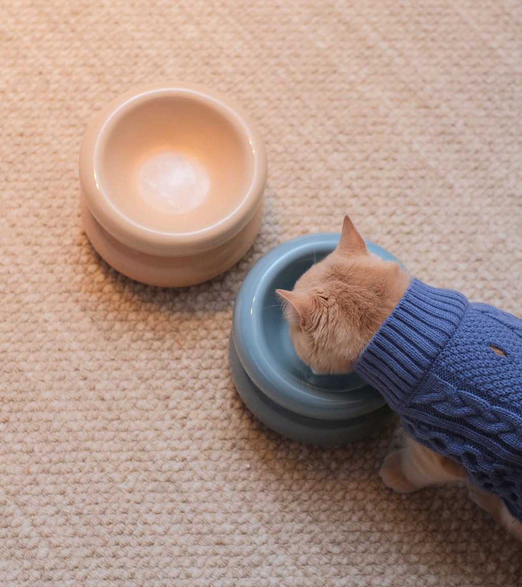 Pehom | Soufflé Pet Bowl - Cream Beige