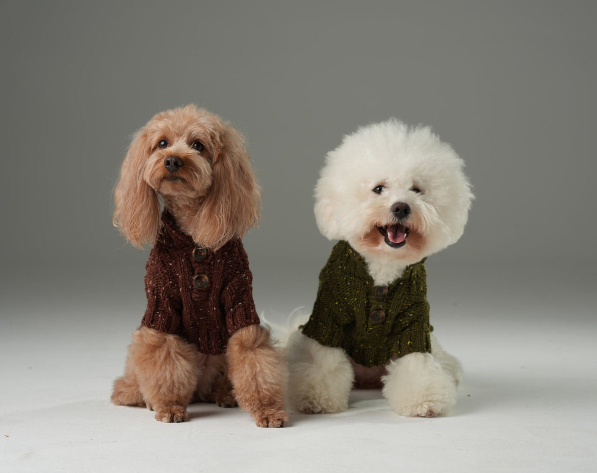Pehom | Glacier Pet Sweater - Burgundy