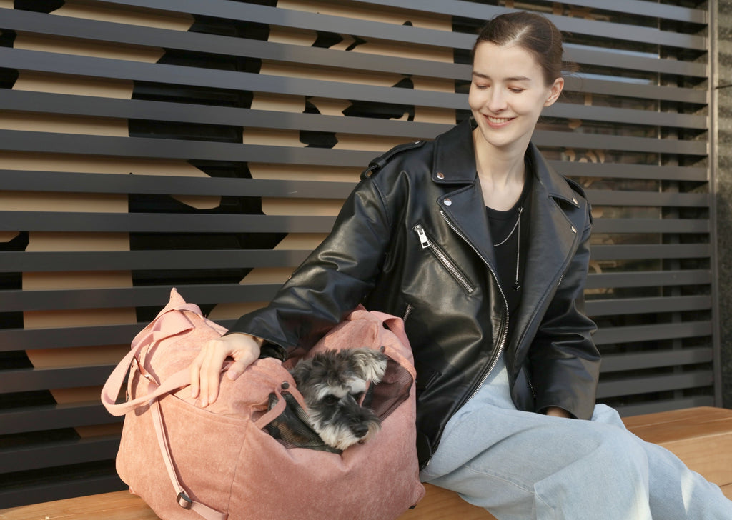 Pehom | Puff Guard Dog Car Seat - Pink