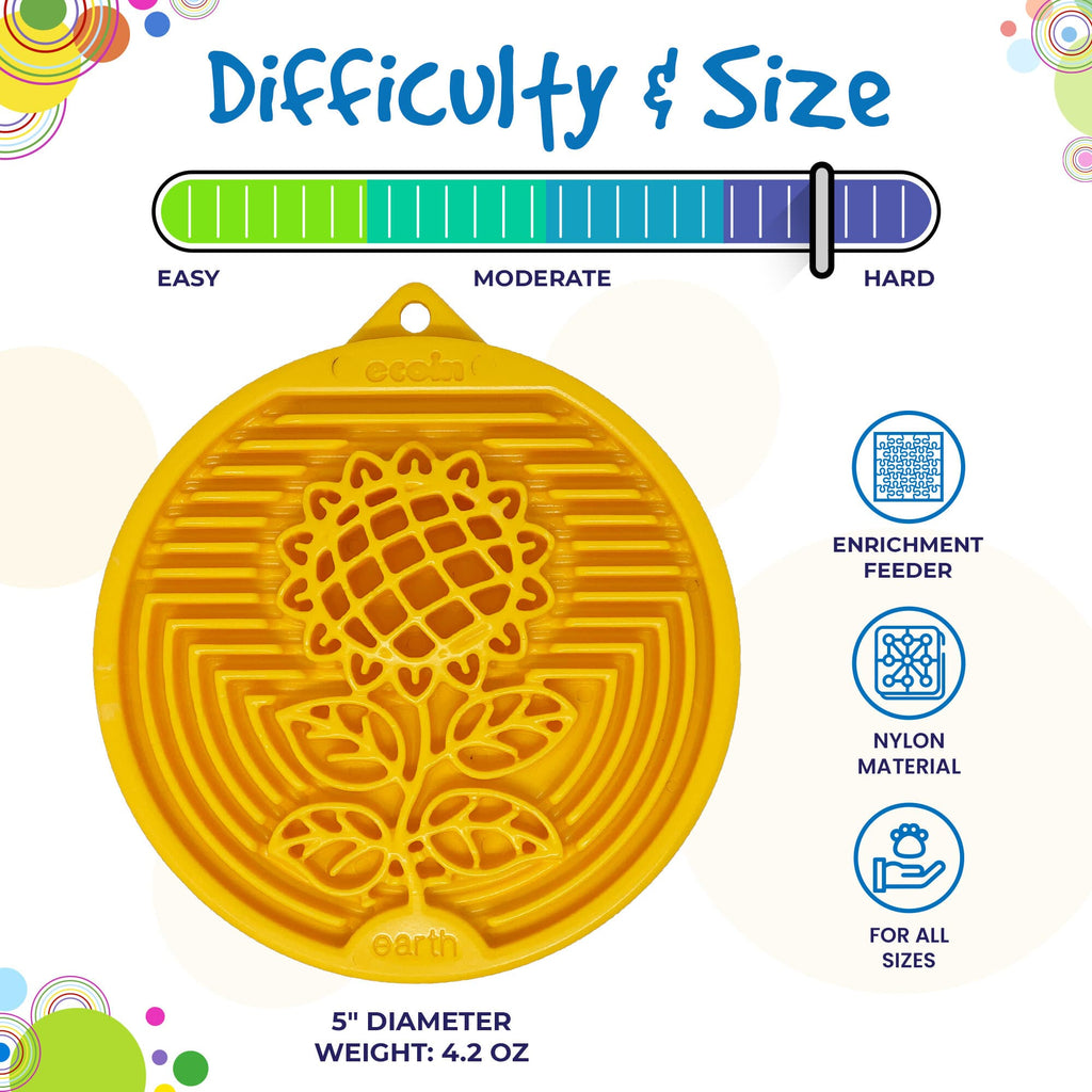 SodaPup® Earth eCOIN | Durable Nylon Lick & Chew Enrichment Toy for Dogs