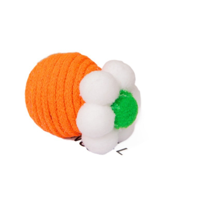 Cat Flower Cotton Rope For Teeth And Claw Grinding