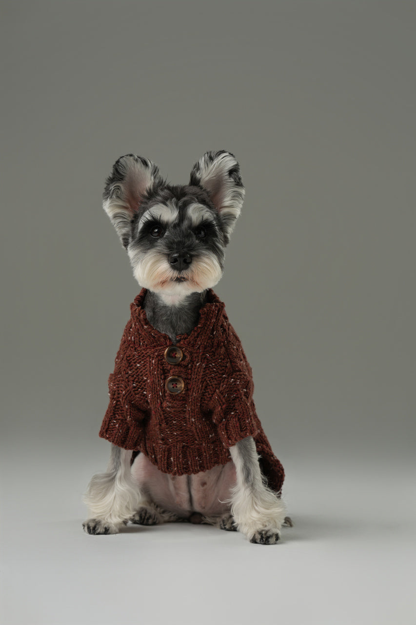 Pehom | Glacier Pet Sweater - Burgundy