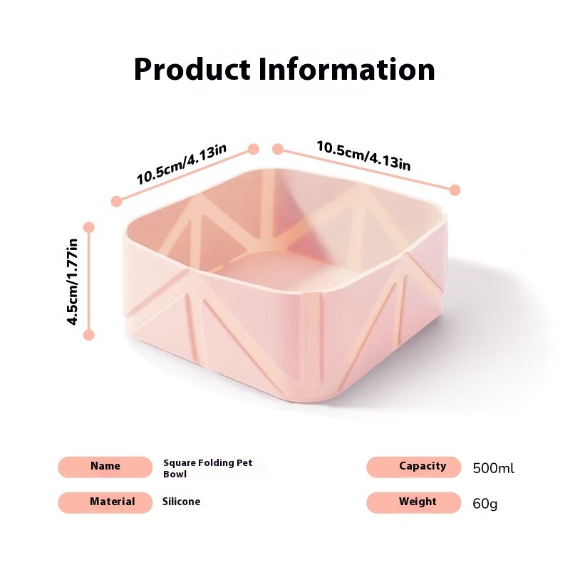 Pet Outing Folding Travel Bowl - Dogs and Cats