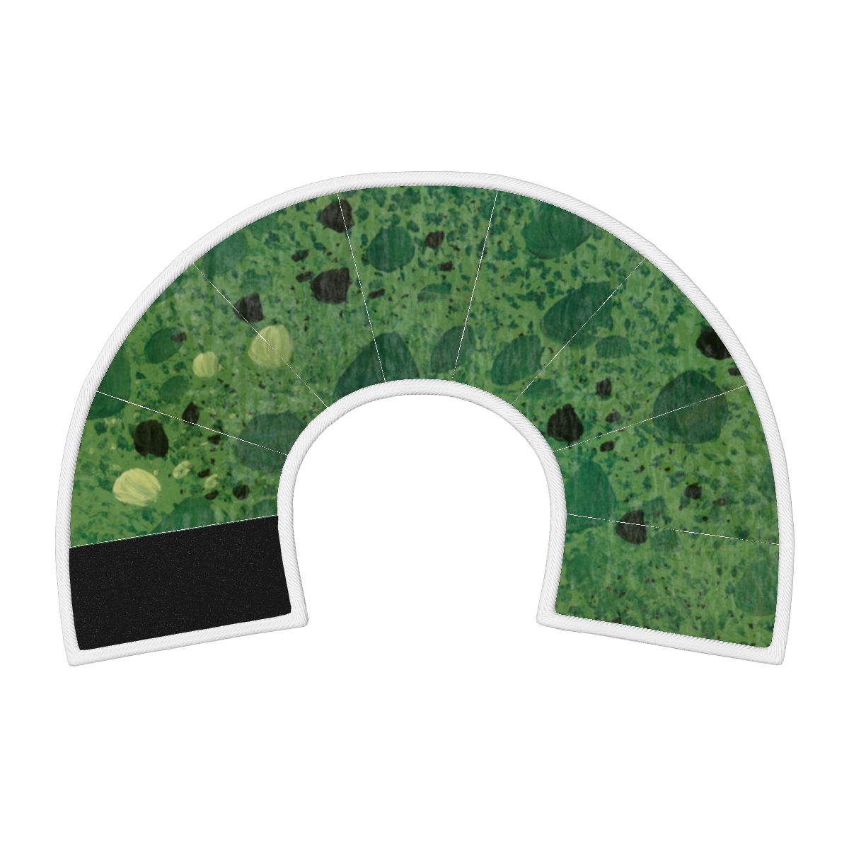 Sebastian & Clementine Green Painting Pet Elizabethan Collar