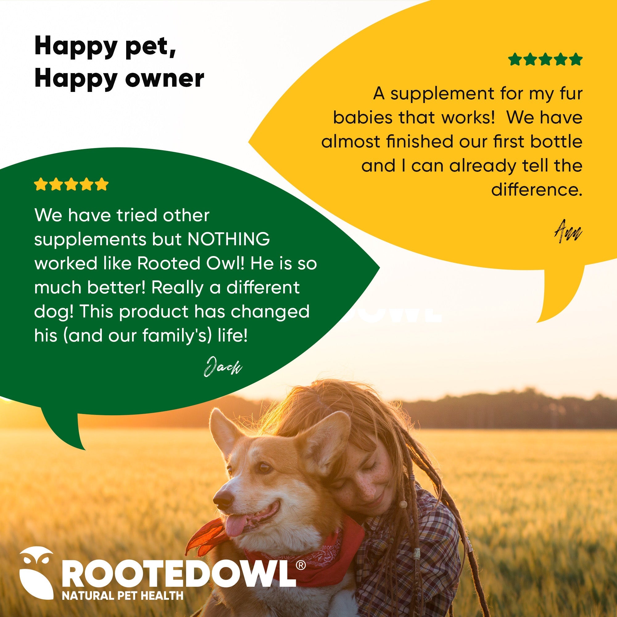 Rooted Owl® Joint & Muscle Health (Cats & Small Dogs)