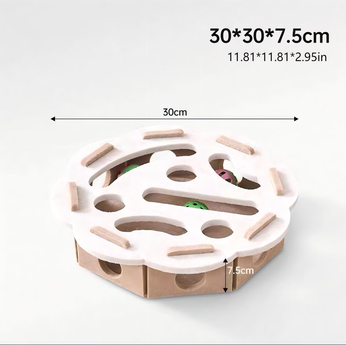 Interactive Cat Puzzle Toy With Maze