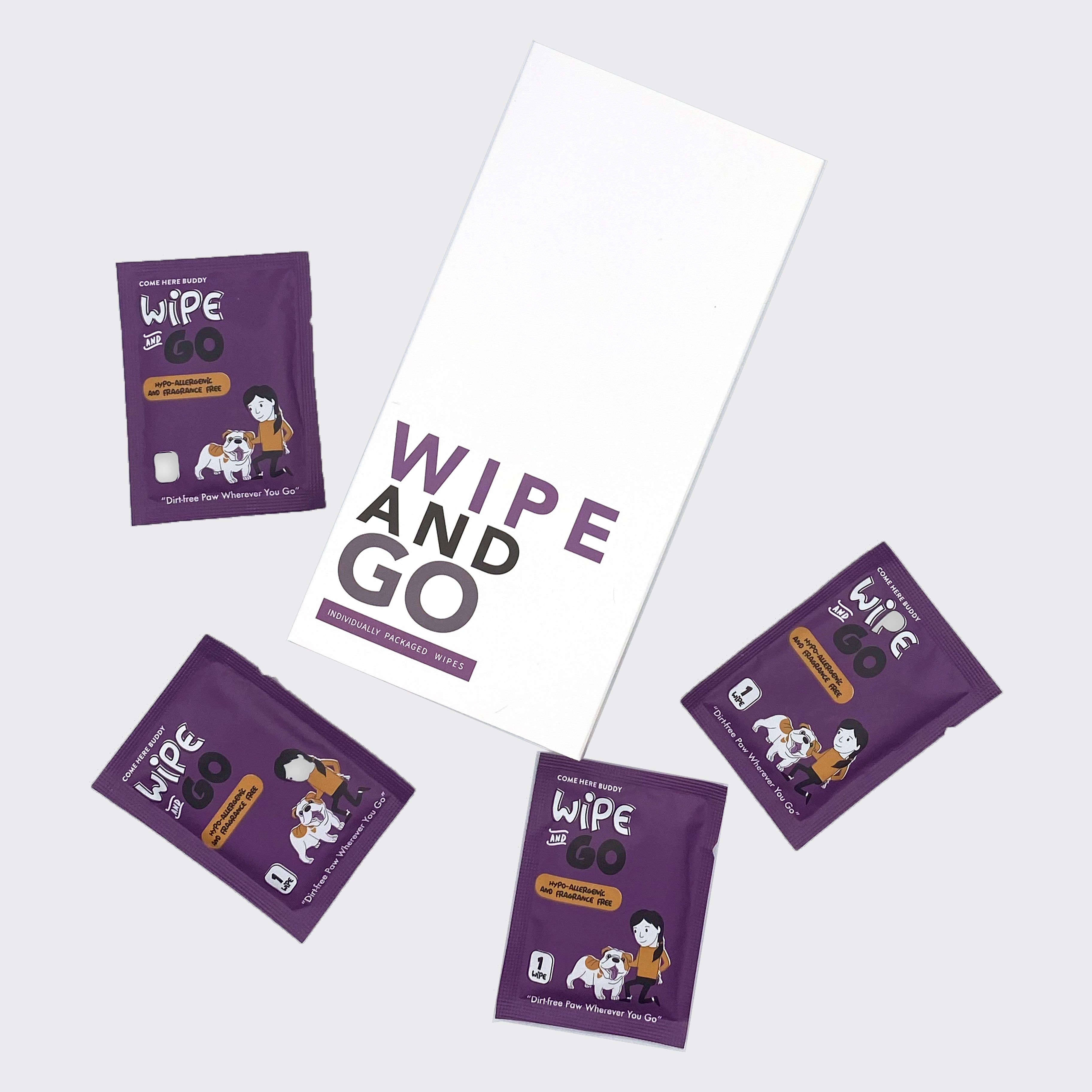Come Here Buddy Wipe and Go Pet Wipes