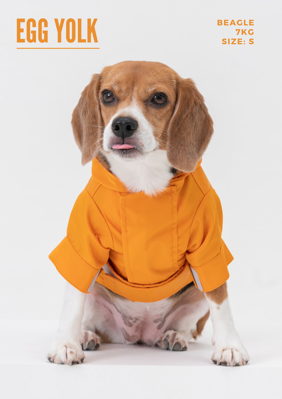 Pehom | Tribeca Adjustable Velcro Raincoat - Egg Yolk