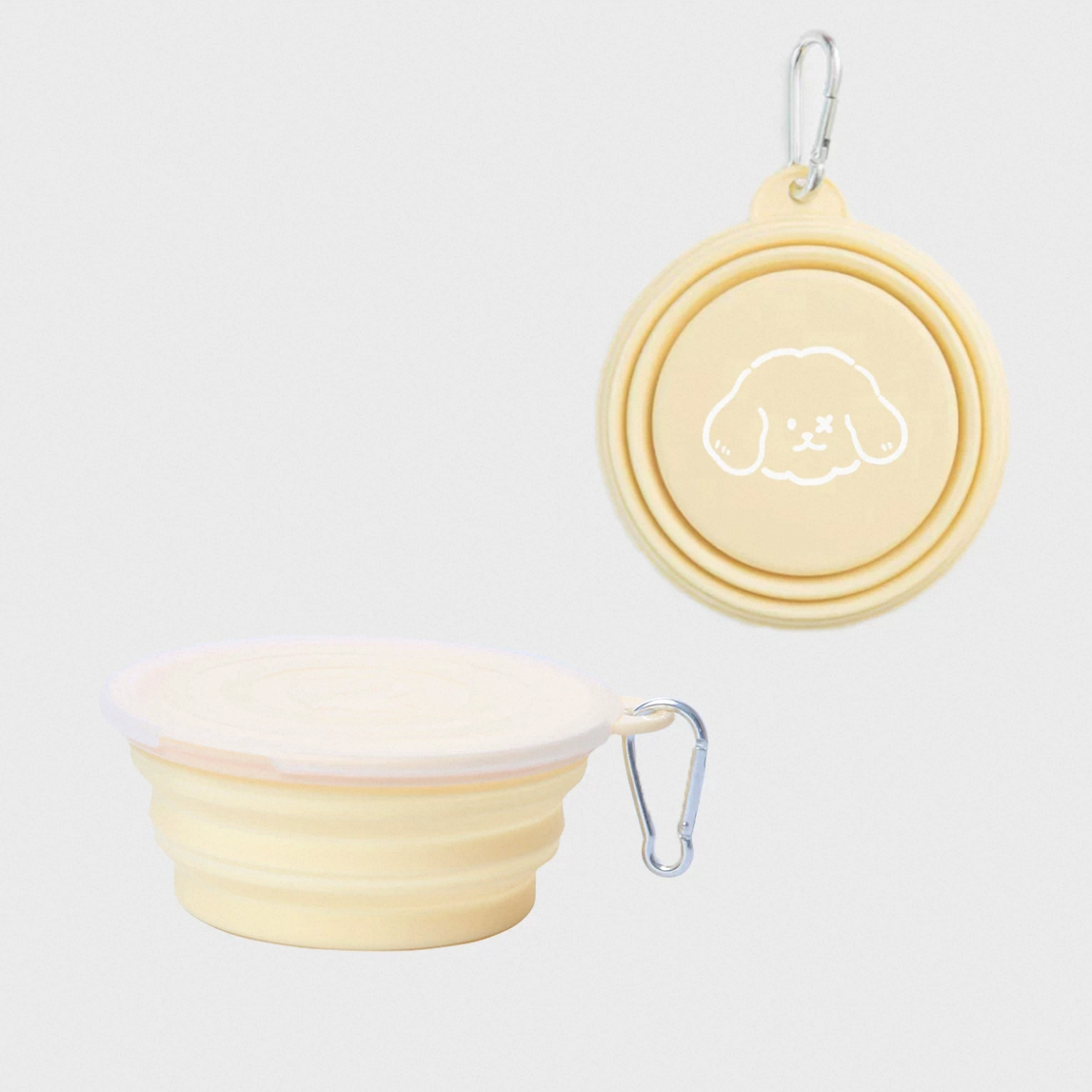 Milou & Lumi Single Foldable Pet Travel Bowl